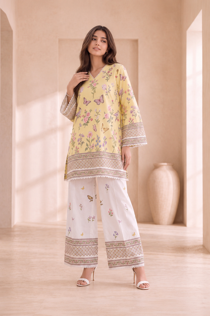 Meher Floral Lawn Co-ord Set